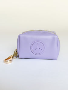 The Classic Waste Bag Holder - Lavender (Gold Hardware)